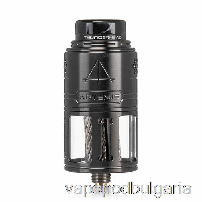 Vape Bulgaria Thunderhead Creatives Artemis V2 Top Coiler 25mm Rdta Gunmetal